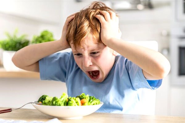 rejeição da criança a certos alimentos